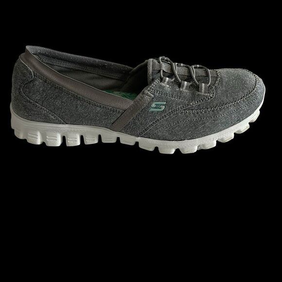 SKECHERS Relaxed Fit Women's Empire Sweet Scene Memory Foam Gray Size/10 - Picture 9 of 14